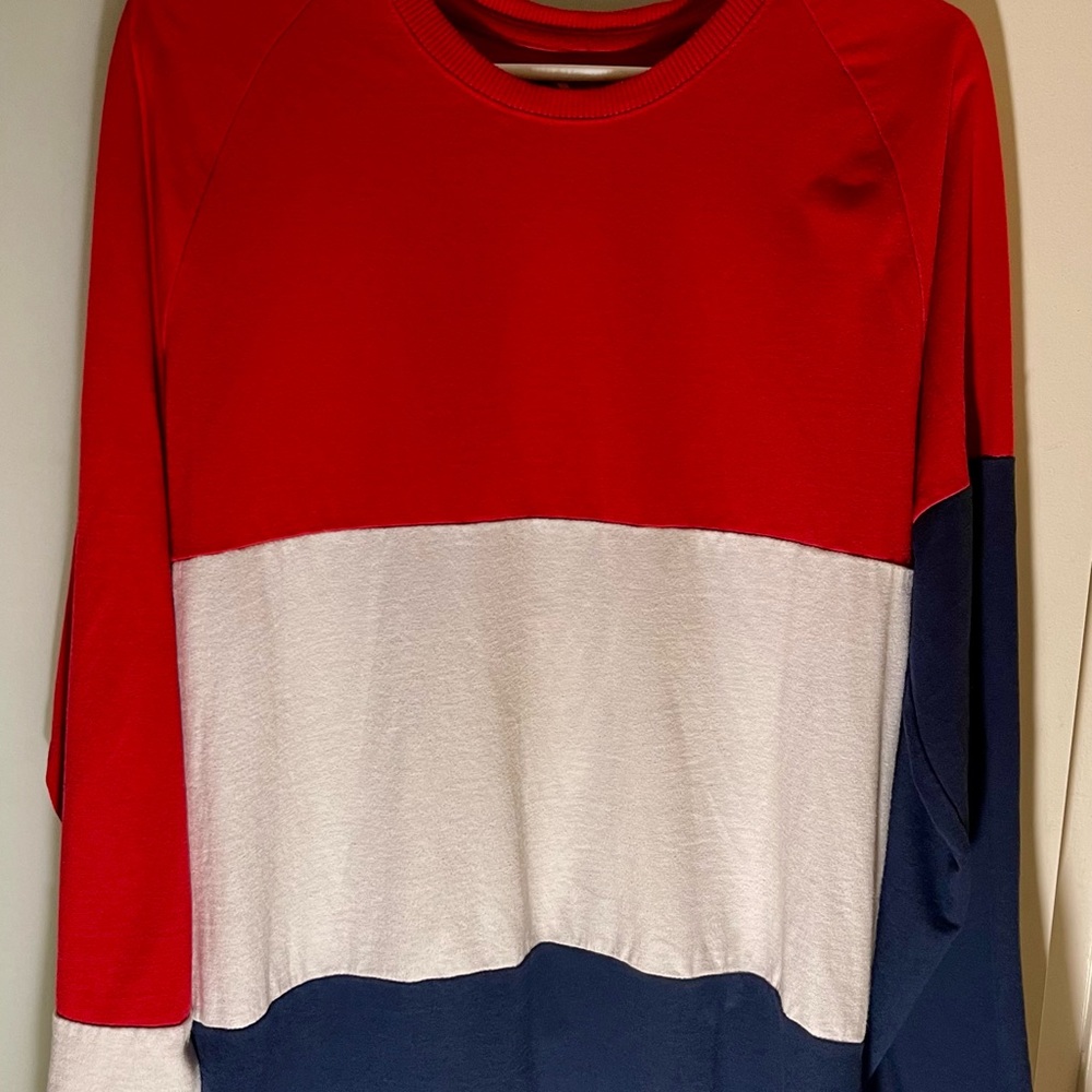Tri Color Long Sleeve
